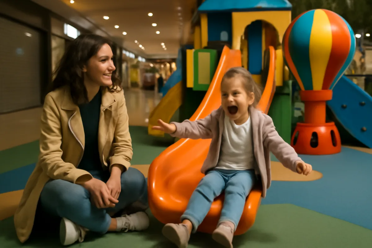 Centri commerciali con aree gioco attive anche durante la chiusura dei negozi: vantaggi per le famiglie